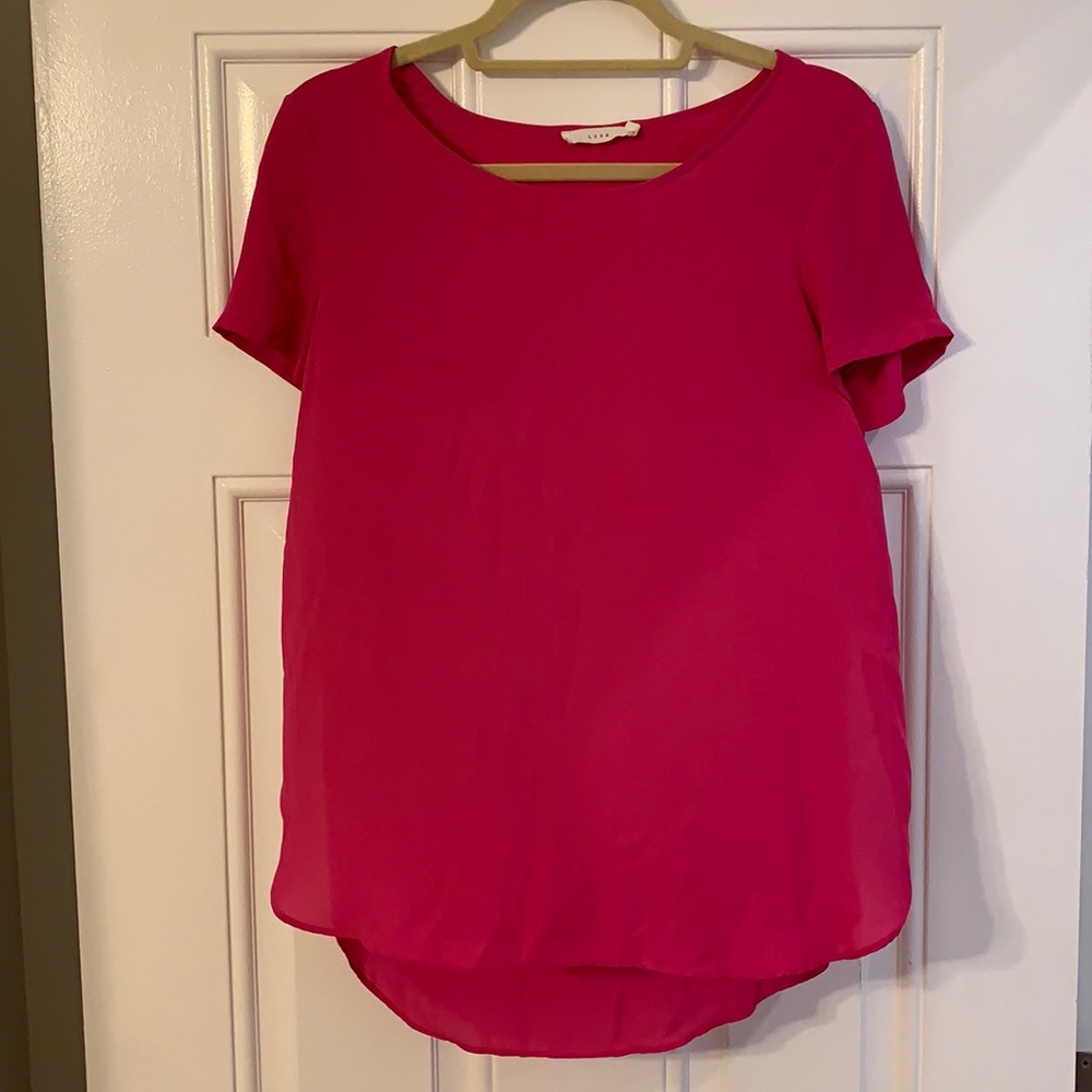 Pink, light weight women’s top